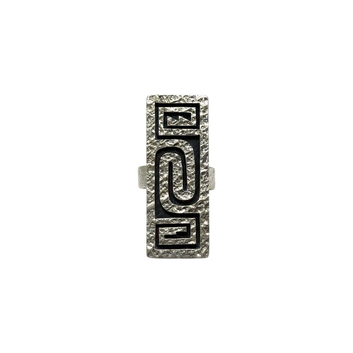 Ruben Saufkie Sr, Ring, Sterling Silver, Hopi Handmade, 8 – Perry 