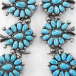 Navajo Squash Blossom Necklace