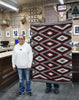 Ancita Begay, Eye Dazzler, Navajo Handwoven Rug, 62” x 42”