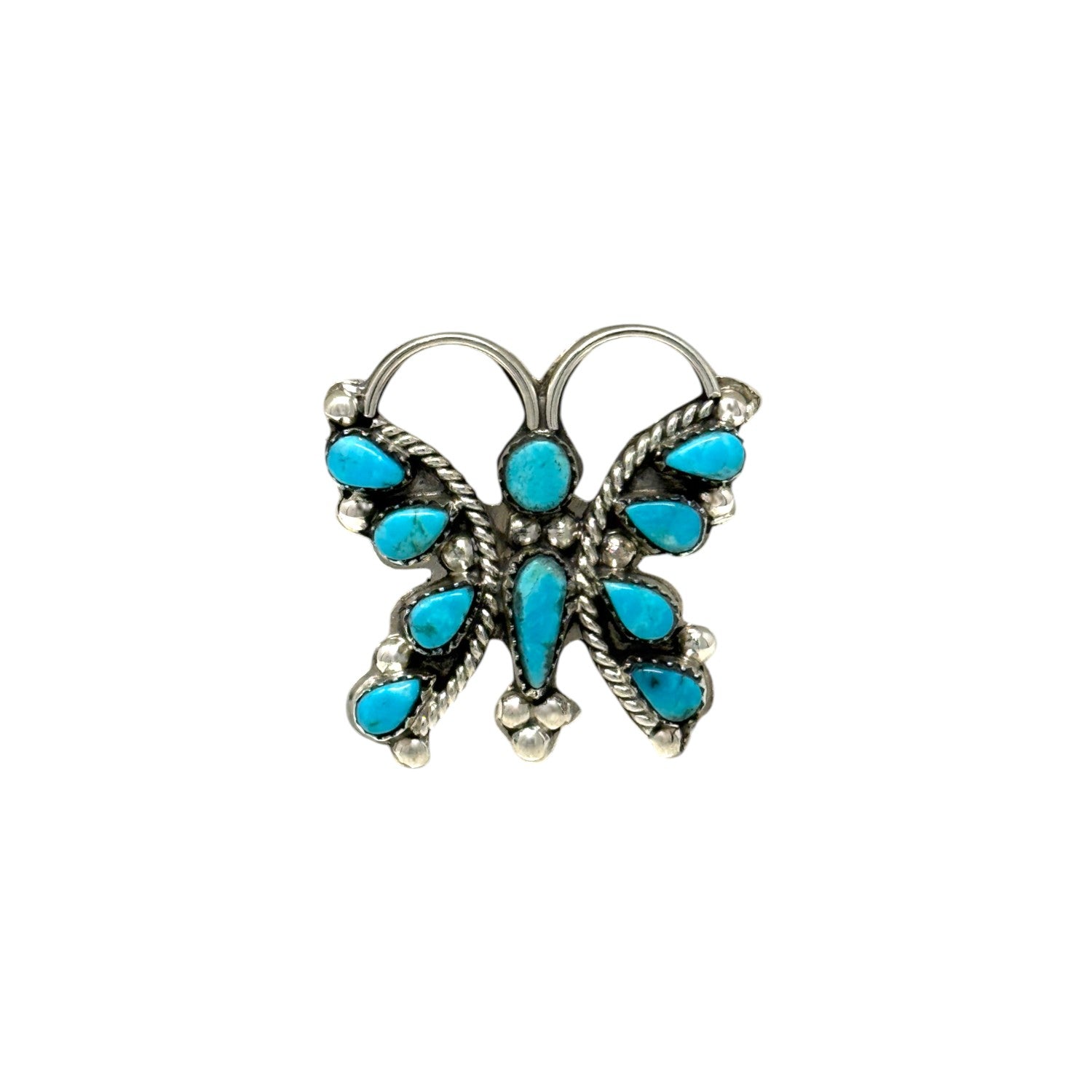 その他 minee3 Pastel Marine Alice Mutte, Pendant, Kingman Turquoise, Sterling Silver