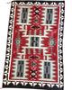 Charlene Begay, Storm Pattern, Navajo Handwoven Rug, 88” x 58”