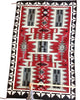 Charlene Begay, Storm Pattern, Navajo Handwoven Rug, 88” x 58”