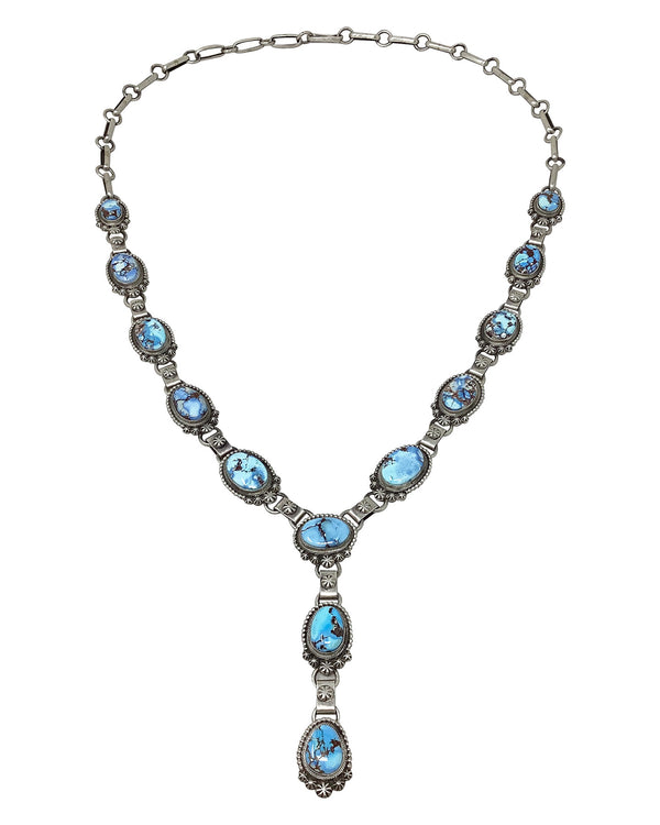 Freddie Maloney, Necklace, Golden Hills Turquoise, Navajo, 40