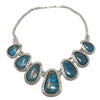 Lyanne Goodluck, Necklace, Persian Turquoise, Navajo, 26"