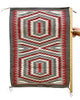 Marie Carroll, Eye Dazzler, Navajo Handwoven Rug, 26" x 34"