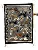 Esther Etcitty, Kokopelli Pictorial, Navajo Handwoven Rug, 42” x 58”