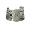 Julian Chavez, Bracelet, Carico Lake, Stamping, Navajo Handmade, 7 3/8"