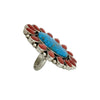 Geraldine James, Ring, Coral, Kingman, Cluster, Navajo ,8