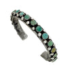 Ray Betsoi, Bracelet, Multi Turquoise, Navajo, 6 1/4"