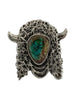 Philander Begay, Ring, Pilot Mountain Turquoise, Navajo, 8