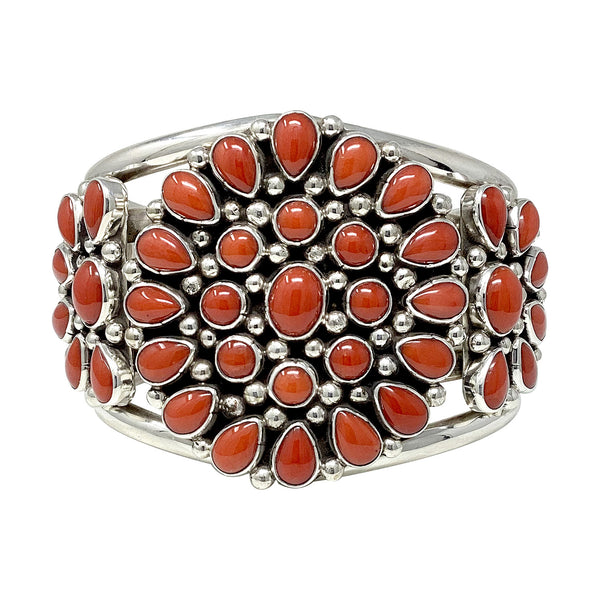 Tiffany & Melvin Jones, Bracelet, Mediterranean Coral, Navajo, 7