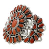 Eunice J. Wilson, Bracelet, Mediterranean Coral, Navajo, 6 1/2"