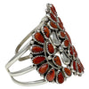 Eunice J. Wilson, Bracelet, Mediterranean Coral, Navajo, 6 1/2"