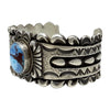 Thomas Jim, Bracelet, Golden Hills Turquoise, Navajo Handmade, 7 1/4"