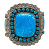 Larry Etcitty, Bracelet, Kingman Turquoise, Navajo, 6 3/4"