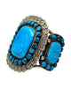 Larry Etcitty, Bracelet, Kingman Turquoise, Navajo, 6 3/4"