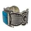 Terry Martinez, Bracelet, Kingman Turquoise, Navajo, 6 1/2"