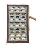 Nora Bitah, Flock of Sheep, Pictorial, Navajo Handwoven Rug, 52” x 30