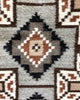 Martha Smith, Rug, Two Grey Hills, Navajo Handwoven, 25" x 34"