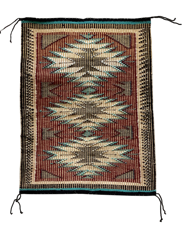 Rachelynn Watson, New Lands Raised Outline Rug, Navajo, 20