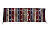 Bessie Yazzie, Chief Rug, Navajo Handwoven, 24 1/2" x 74"