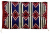 Yolanda Skeets, Rug, Chief Pattern, Navajo Handwoven, 66" x 39"