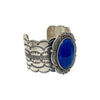 Hank Vandever, Bracelet, Blue Lapis, Navajo, 6 3/4"