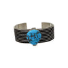 Harry Yazzie, Bracelet, Sleeping Beauty Turquoise, Navajo, 6 3/4"