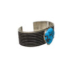 Harry Yazzie, Bracelet, Sleeping Beauty Turquoise, Navajo, 6 3/4"