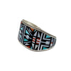 Diana Othole, Bracelet, Multi Stone, Shell, Silver, Zuni, 6 1/2"