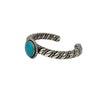 Caroline Tsosie, Bracelet, Twisted Silver, Kingman, Navajo, 6 3/4"