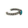 Caroline Tsosie, Bracelet, Twisted Silver, Kingman, Navajo, 6 3/4"