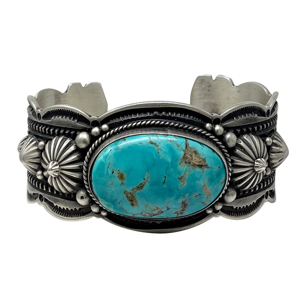 Gabriel Natan, Bracelet, Kingman Turquoise, Navajo, 6 3/4