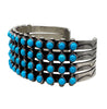 Henry Sam, Bracelet, Sleeping Beauty Turquoise, Sterling Silver, Navajo, 6 1/2"