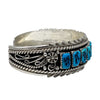 M Hallmark, Bracelet, Sleeping Beauty Turquoise, Sterling Silver, Navajo, 7 1/2"