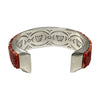 Clinton Pete, Bracelet, Kingman, Red Spiny Oyster, Navajo, Circa 2000s, 6 1/4"