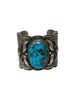 Andy Cadman, Bracelet, Morenci Turquoise, Navajo, 7"