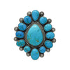 Freddie Maloney, Ring, Desert Rose Turquoise, Navajo, 7 1/2