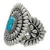 Thomas Jim, Bracelet, Kingman Web Turquoise, Navajo, 7"