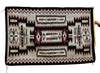 Carolyn,Theresa Begay, Storm Pattern, Navajo Handwoven, 80” x 51”