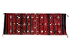 Bessie Yazzie, Chief Rug, Navajo Handwoven, 25" x 74"