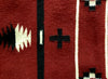 Bessie Yazzie, Chief Rug, Navajo Handwoven, 25" x 74"