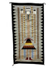 Nora Bitah, Yei Rug, Navajo Handwoven, 35'' x 27''