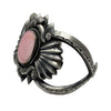 Richard Yazza, Bracelet, Tufa, Pink Conch, Navajo, 7 1/4”