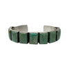 Sheila Tso, Bracelet, Green Kingman Turquoise, Navajo, 6 3/4”