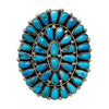 Eunise Wilson, Ring, Sleeping Beauty Turquoise, Navajo Handmade, 9