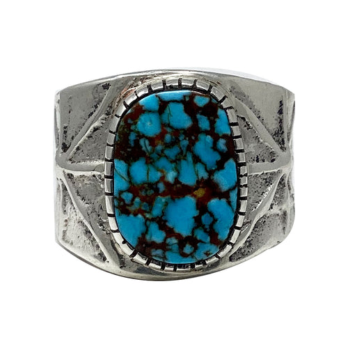 CN Hallmark, Ring, Nevada Turquoise, Navajo, 12