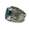 CN Hallmark, Ring, Nevada Turquoise, Navajo, 12