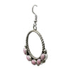 Geraldine James, Earring, Pink Conch Shell, Navajo, 2 1/4"