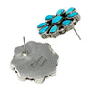 Geraldine James, Earring, Sonoran Rose Turquoise, Navajo, 1"